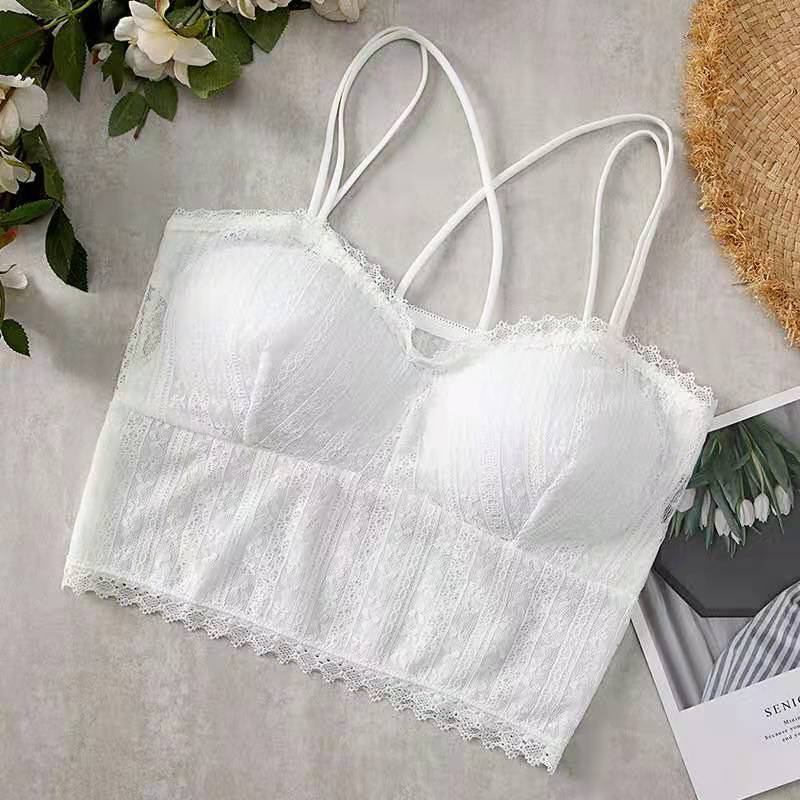 Wear Undergarments Without Underwire With Bra Pad And Anti-wear Bottom